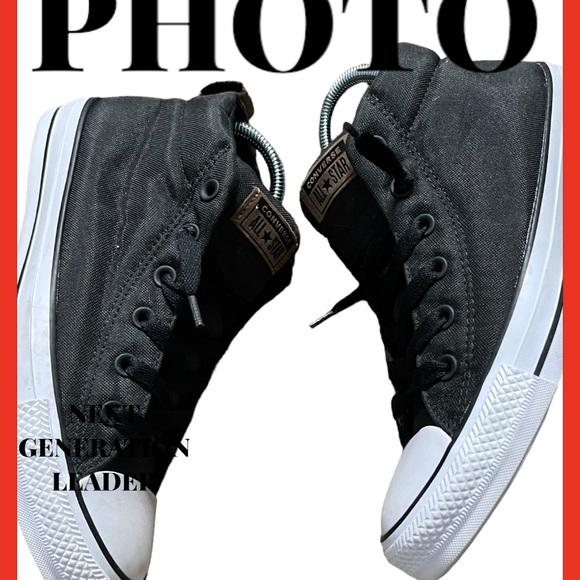 Rare*Converse all star gym shoes mens Size 7 high top - Picture 3 of 13